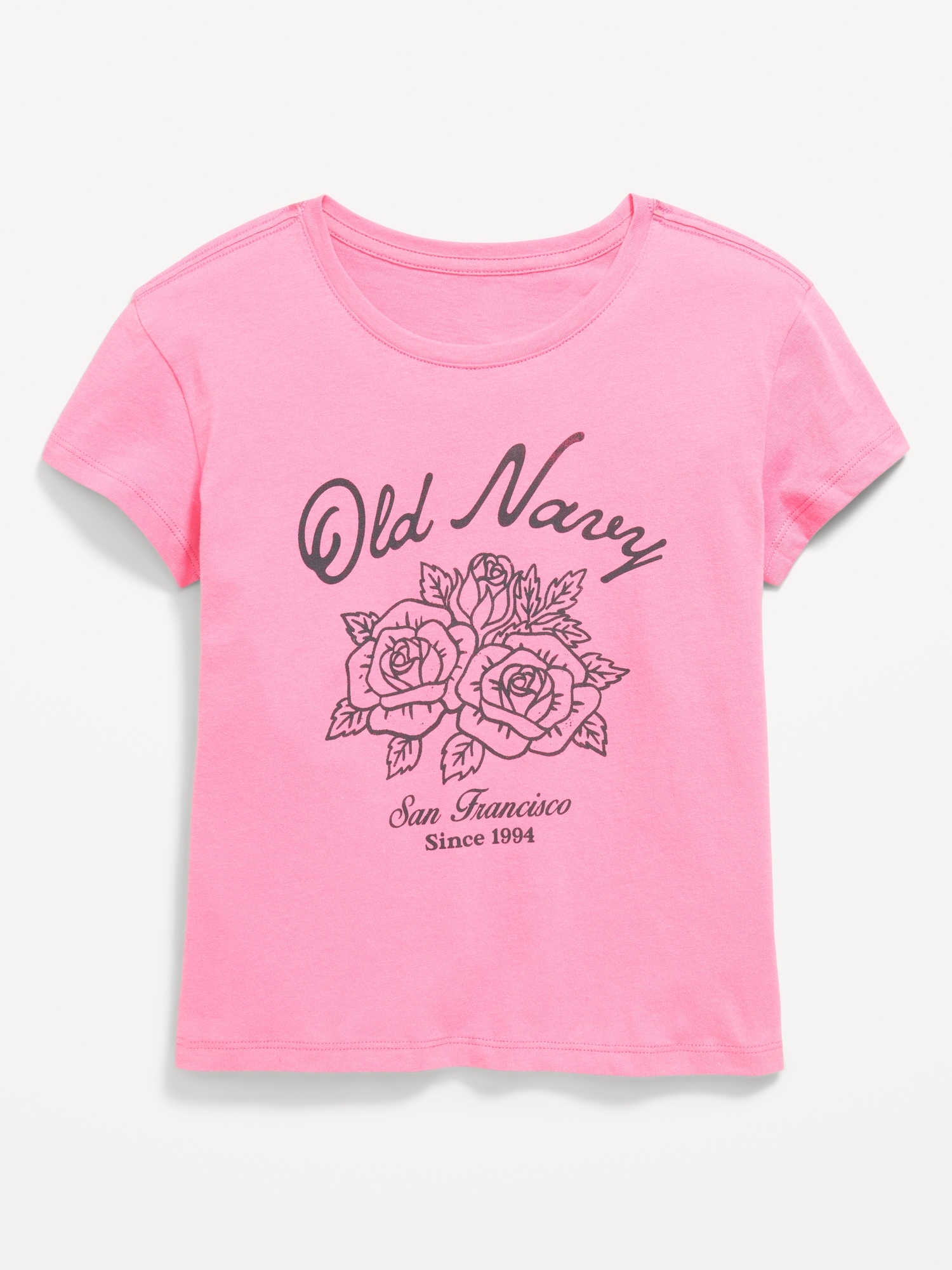 T-SHIRT MANCHES COURTES À LOGO IMPRIMÉ À POUR FILLE