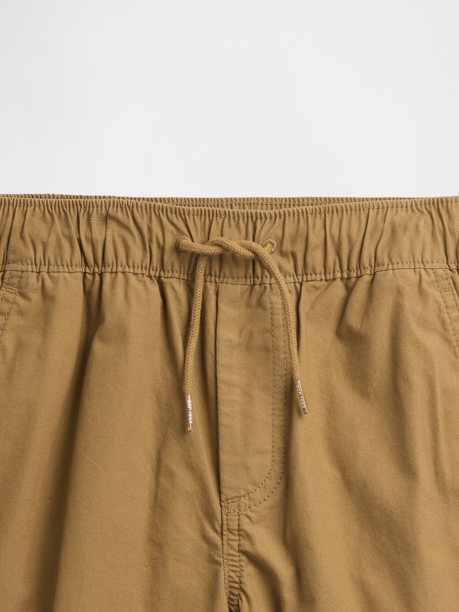 裏地付き ポプリンリラックスフィット ジョガーパンツ (キッズ)-3