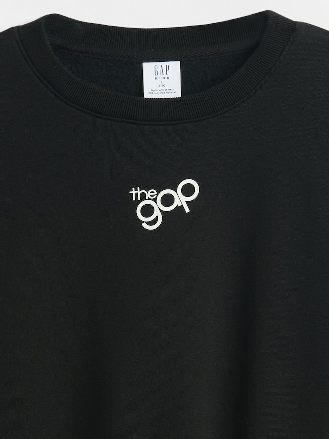オーバーサイズ ウェッジ GAPロゴ スウェットシャツ (キッズ)-2
