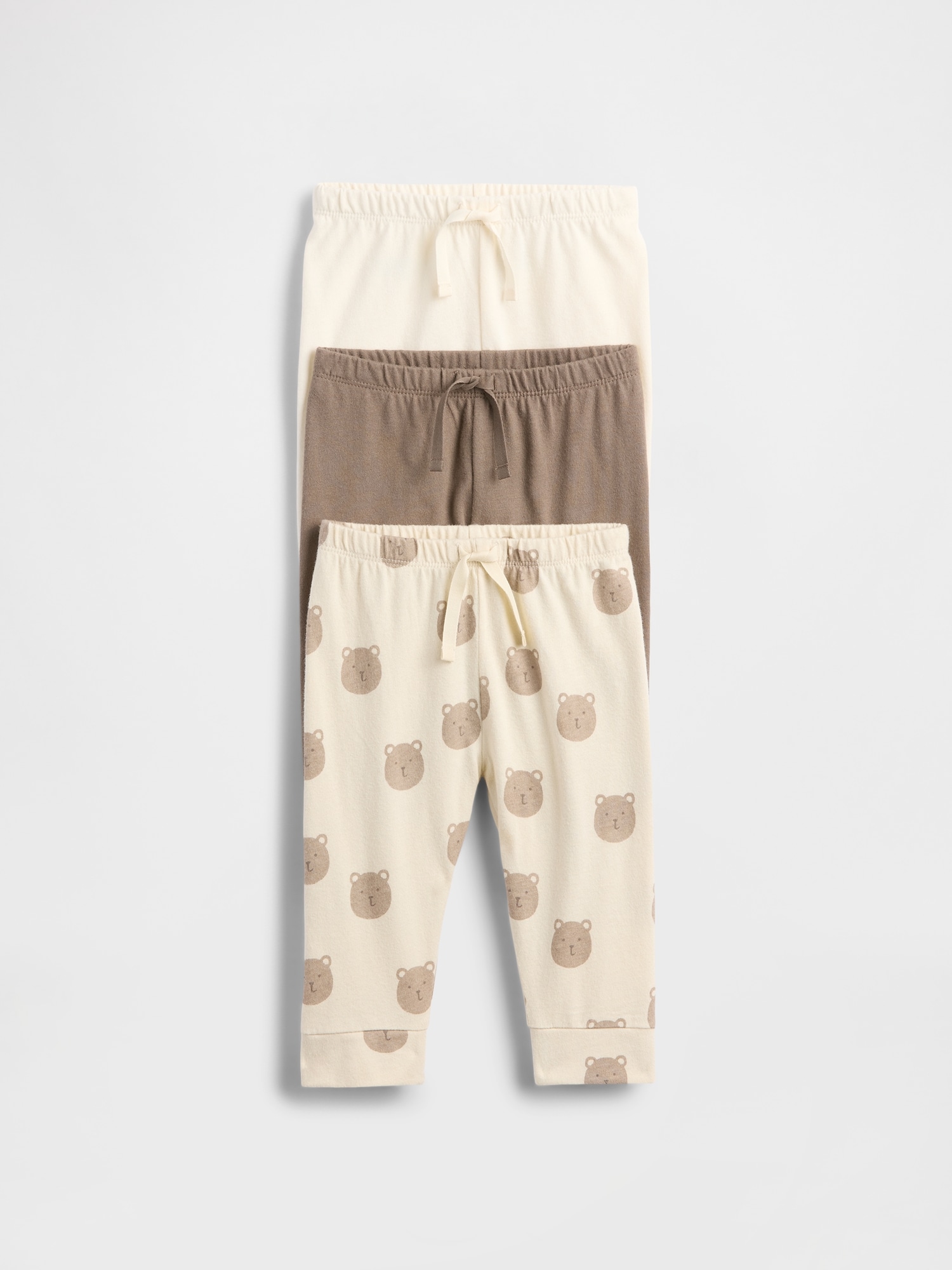 Baby First Favorites Organic Cotton Pull-On Pants (3-Pack)