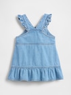 デニム チェリー ワンピース コーデセット (ベビー)-1