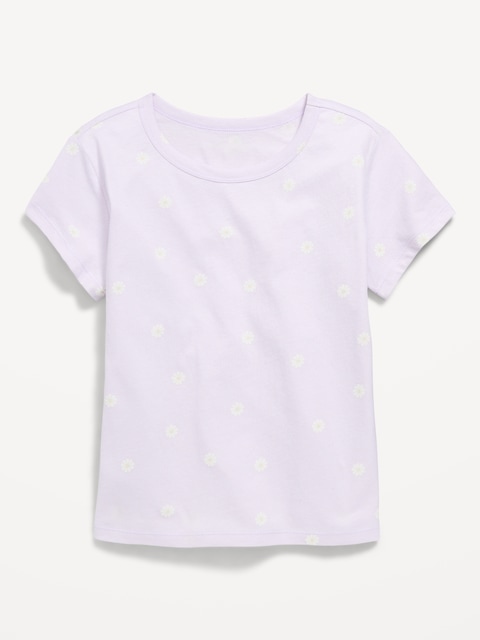 Printed Softest Short-Sleeve T-Shirt for Girls