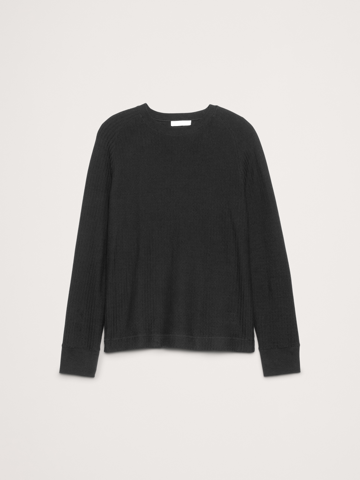 スラブ ダブルニット ヘンリーTシャツ-3