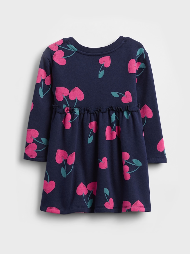 ラッフルフリル ウエスト スウェットワンピース (幼児・ベビー)-1