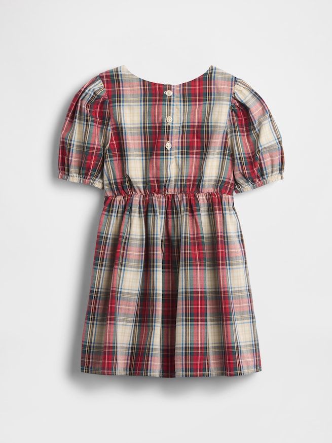 パフスリーブ リボンワンピース (幼児・ベビー)-2