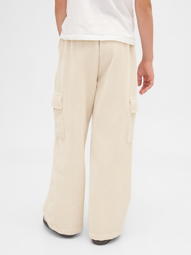 コーデュロイ ワイド カーゴパンツ (キッズ)-2