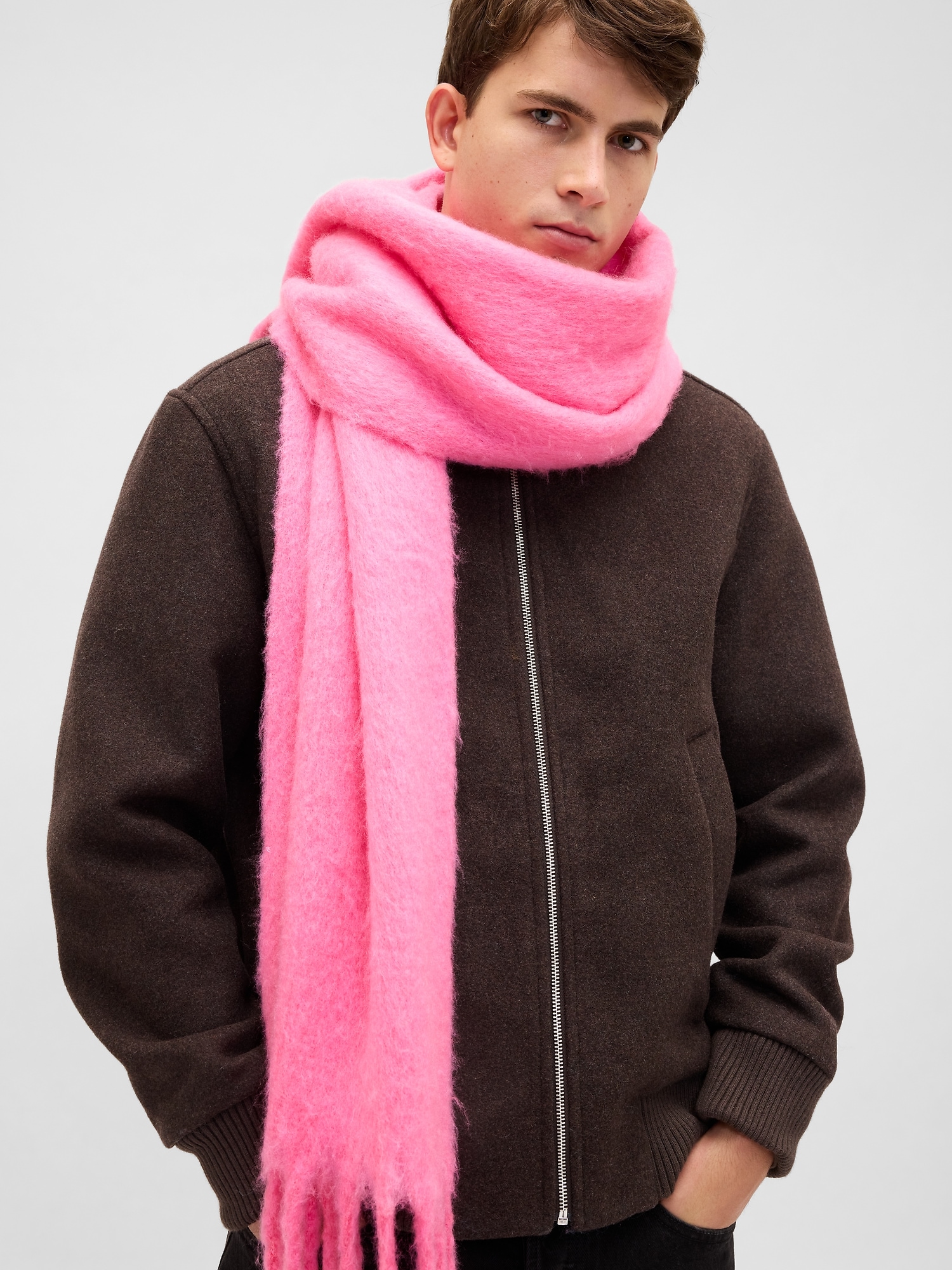 Gap公式オンラインストア | ブラッシュド フリンジ マフラー