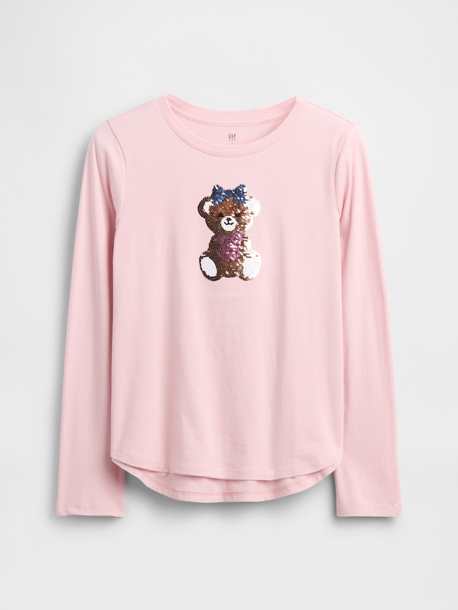 リラックスフィット フリッピースパンコール グラフィック Tシャツ (キッズ)-0