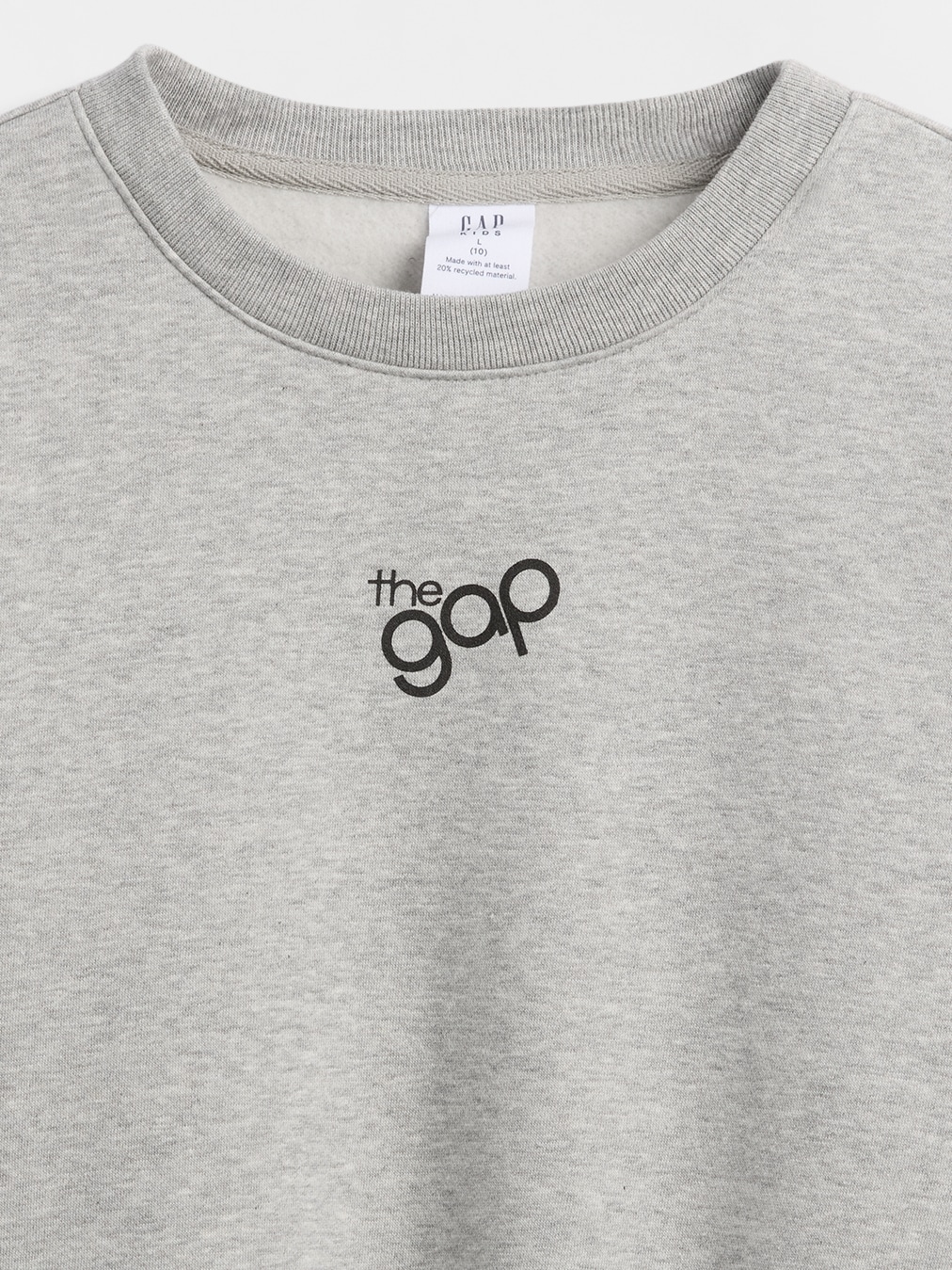 オーバーサイズ ウェッジ GAPロゴ スウェットシャツ (キッズ)-2