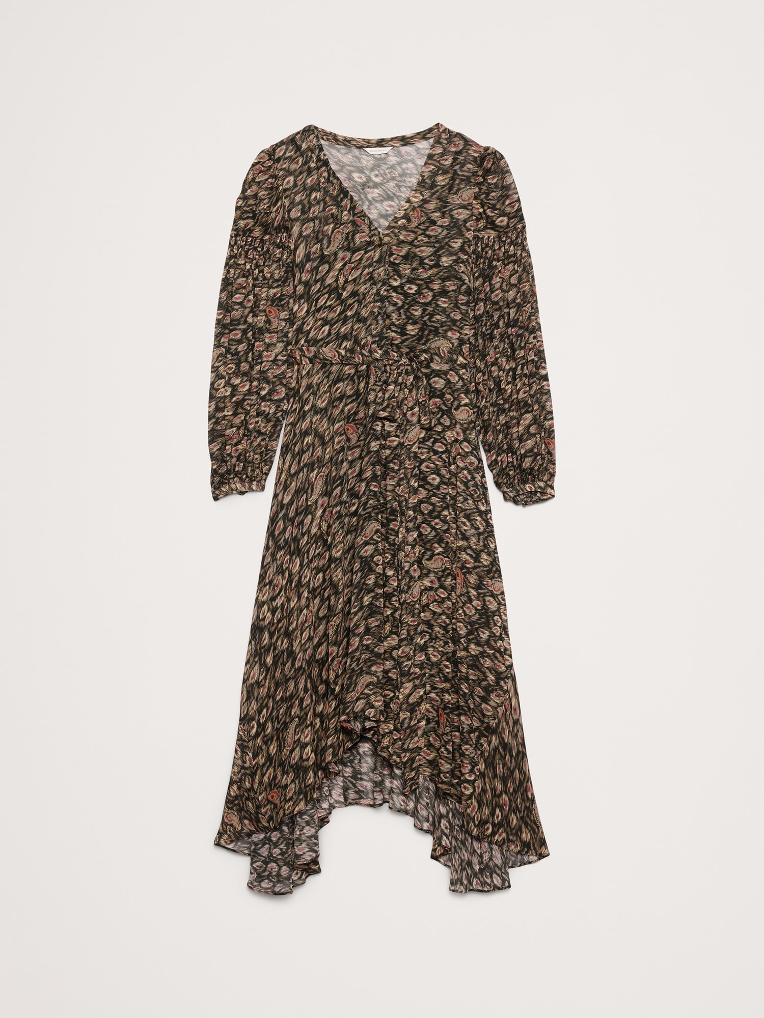 ジョーゼット パフスリーブ マキシドレス-3 ジョーゼット パフスリーブ マキシドレス-3