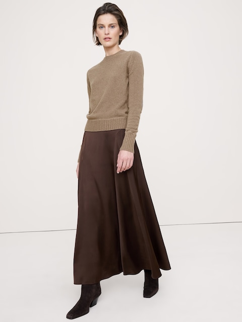The Fireside Sweater in Merino-Cotton