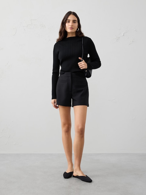 High-Rise Trouser Short