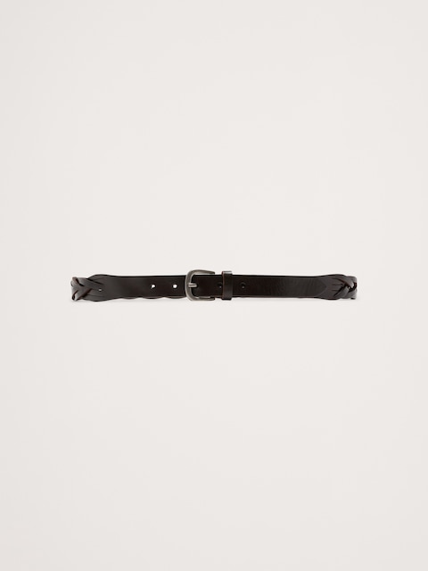 Braided Leather Belt