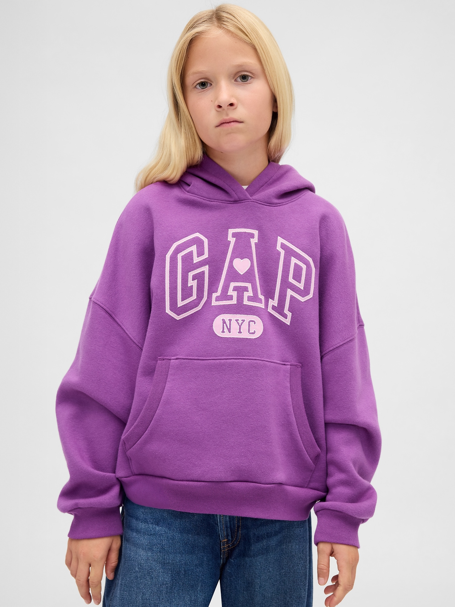 Gap ヴィンテージソフト オーバーサイズ パーカー (キッズ) Gap ヴィンテージソフト オーバーサイズ パーカー (キッズ)