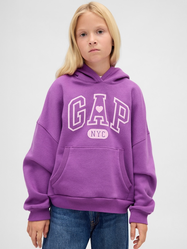 ヴィンテージソフト オーバーサイズ パーカー (キッズ)-0