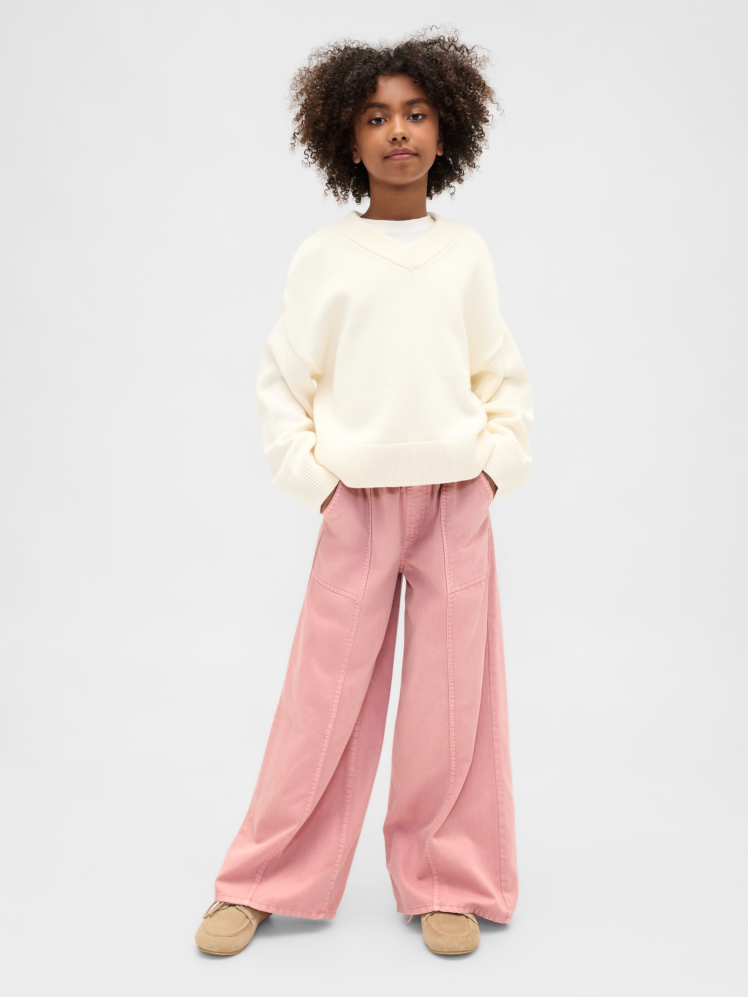 PANTALON BALLON EN SERGÉ POUR ENFANT