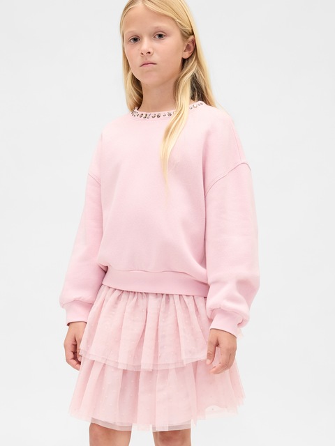 JUPE À VOLANTS EN TULLE POUR ENFANT