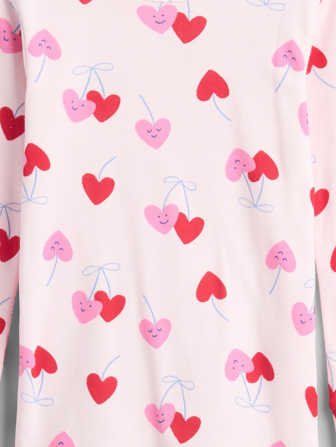 Kids & babyGap オーガニックコットン100% ハート パジャマセット-2