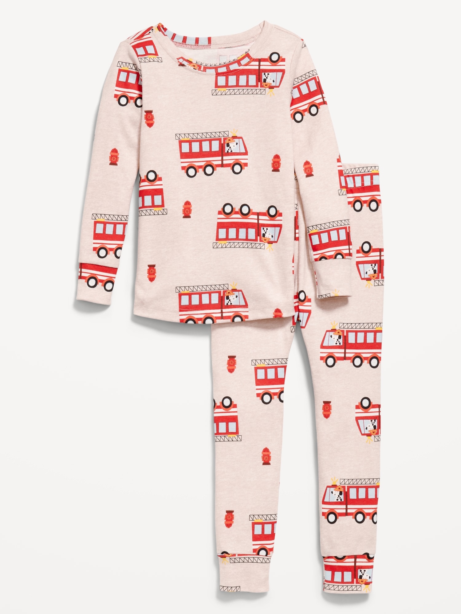 Printed Snug-Fit Pajama Set for Toddler & Baby