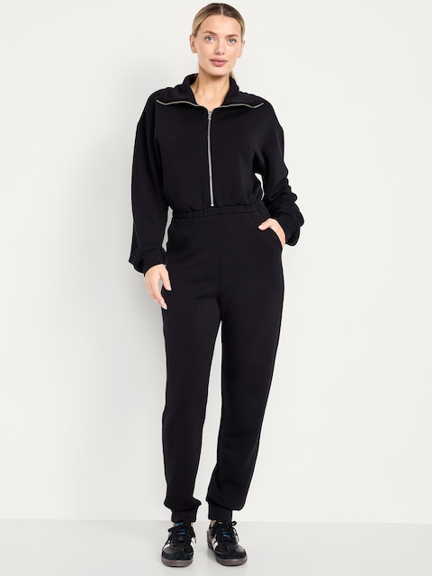 Bounce Fleece Zip Jumpsuit
