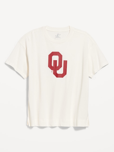 College Crew-Neck T-Shirt for Women