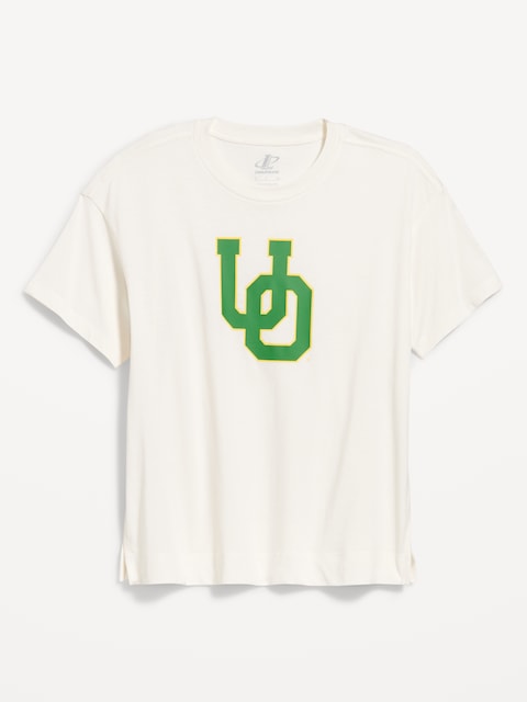 College Crew-Neck T-Shirt for Women