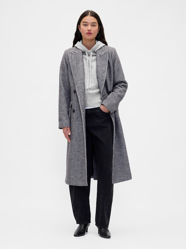 CashSoft カシミヤタッチ ニットパーカー-1