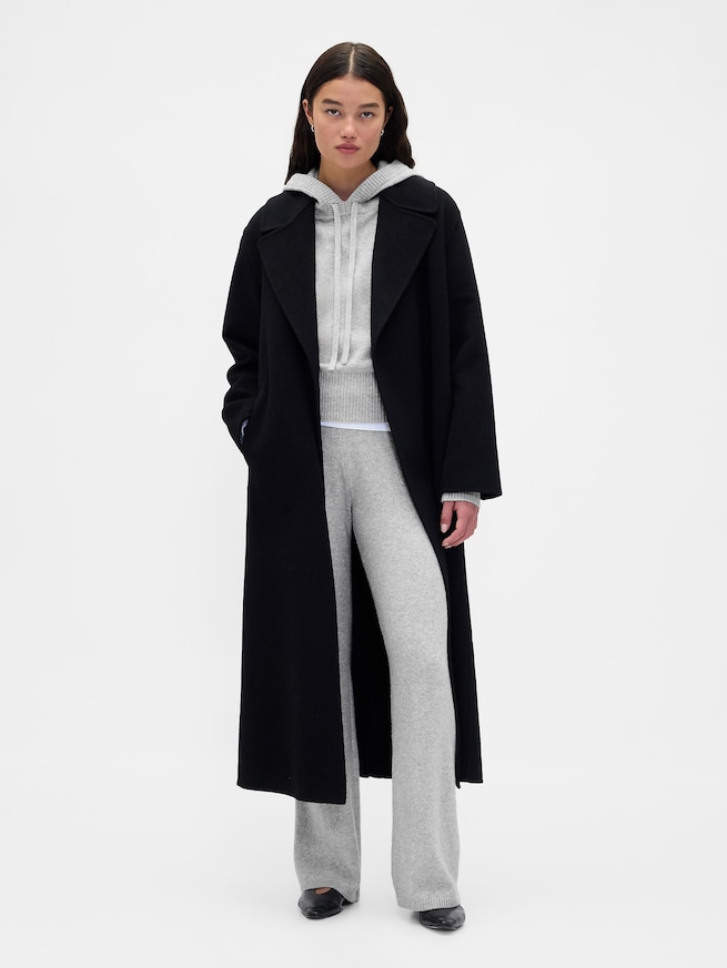 CashSoft カシミヤタッチ ニットパーカー-4