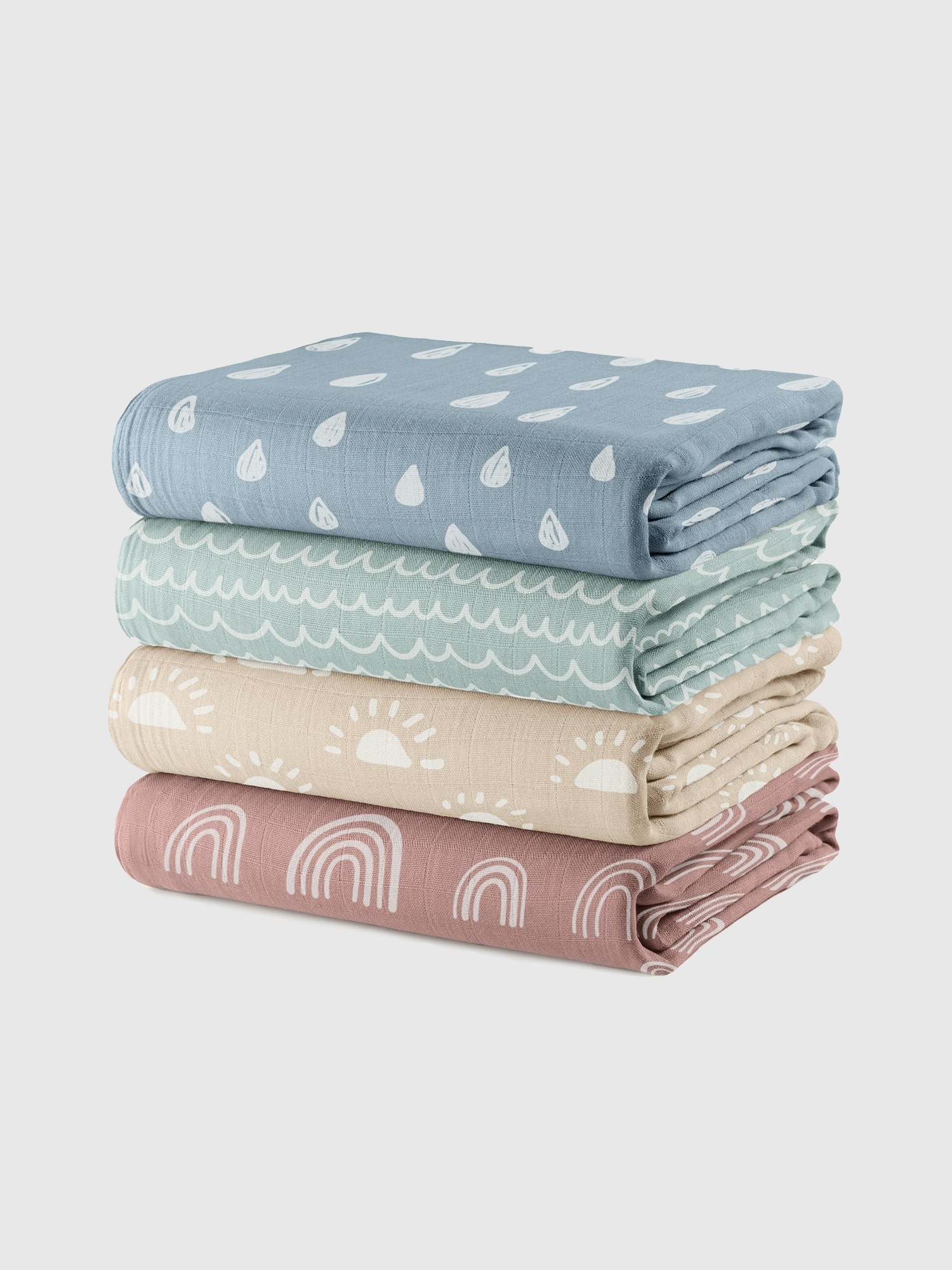 Comfy Cubs Muslin Swaddle Blanket