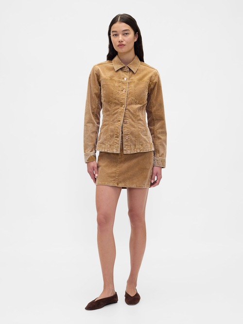 コーデュロイ ミニスカート