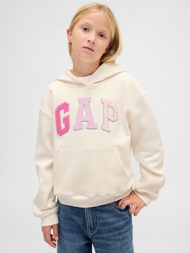 リラックスフィット GAPロゴパーカー (キッズ)-0