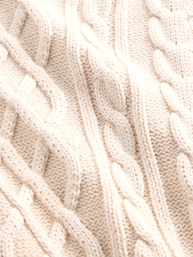 ケーブルニット クルーネックセーター (キッズ)-4