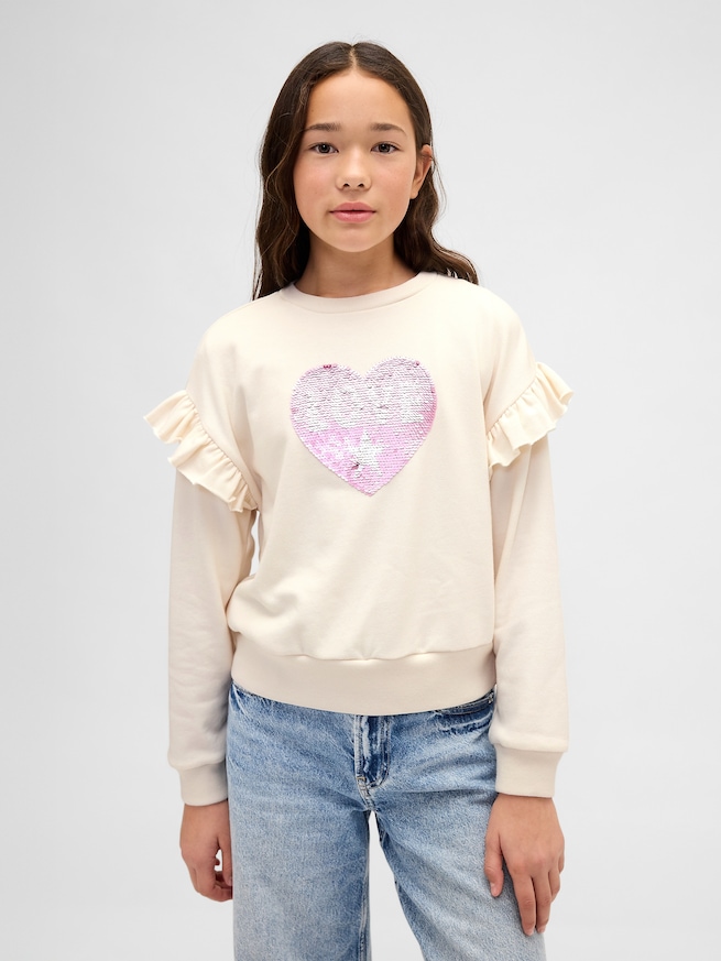 フリッピースパンコール グラフィック スウェットシャツ (キッズ)-0