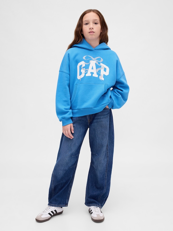 ヴィンテージソフト オーバーサイズ パーカー (キッズ)-3