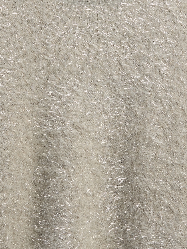 メタリック アイラッシュ クルーネックセーター (キッズ)-4