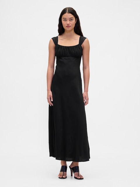 Mixed Media Maxi Dress