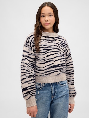 リラックスフィット クルーネックセーター (キッズ)