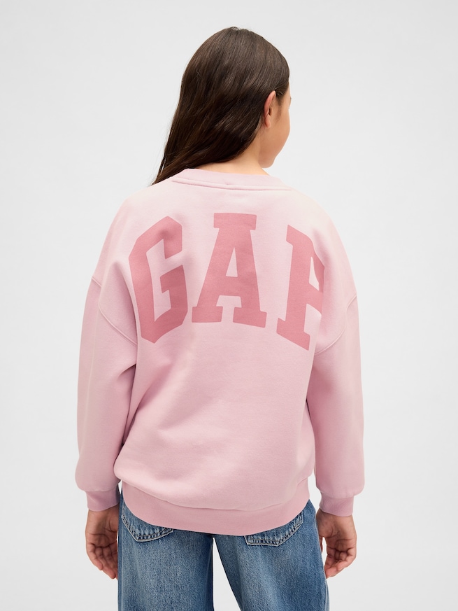 ヴィンテージソフト オーバーサイズ GAPロゴ スウェットシャツ (キッズ)-1