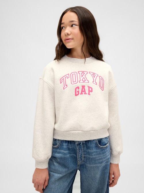 リラックスフィット GAPロゴ スウェットシャツ (キッズ)