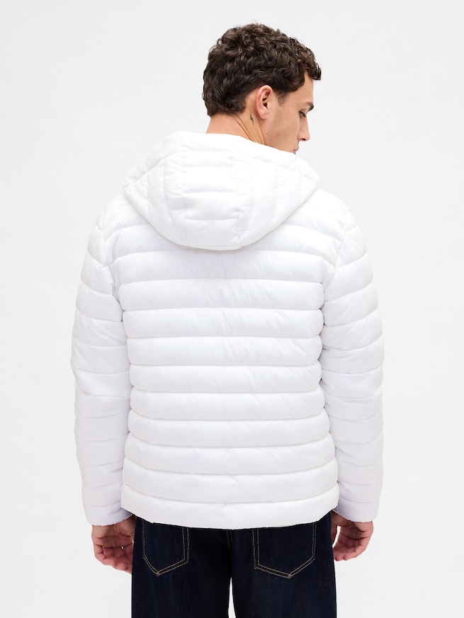 リサイクル フード付き パファージャケット-2