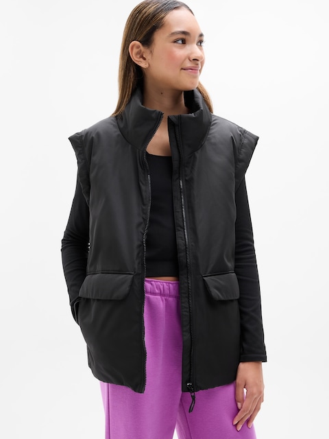 Athleta Girl Long Puffer Vest