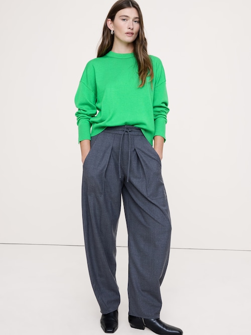 メリノ クルーネックセーター