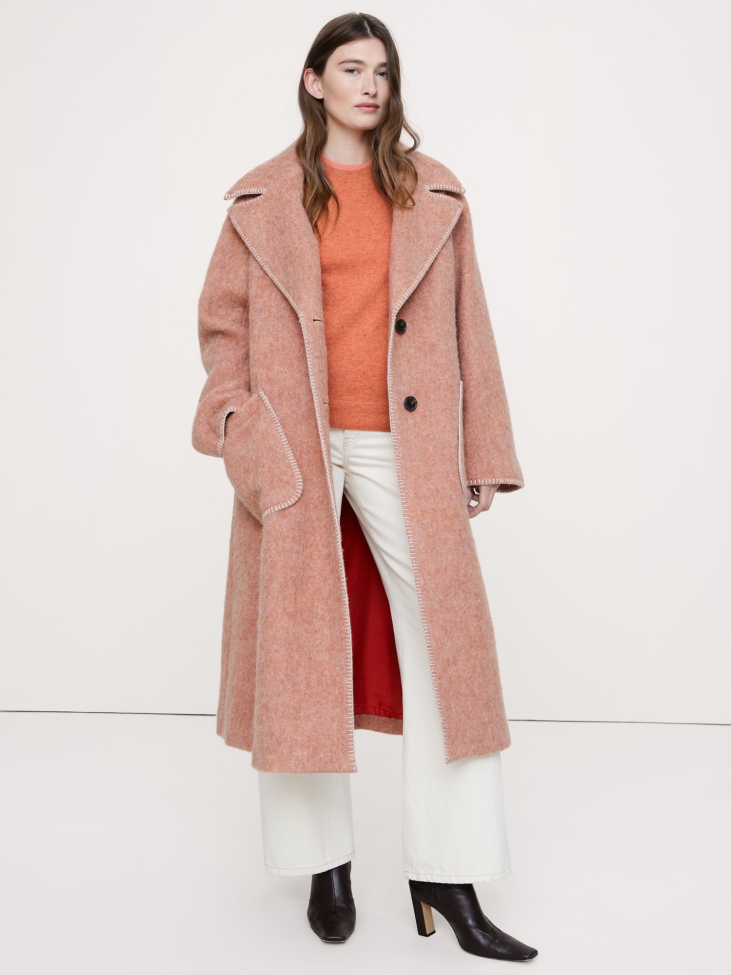 ライトウェイト カシミヤ クルーネックセーター-3