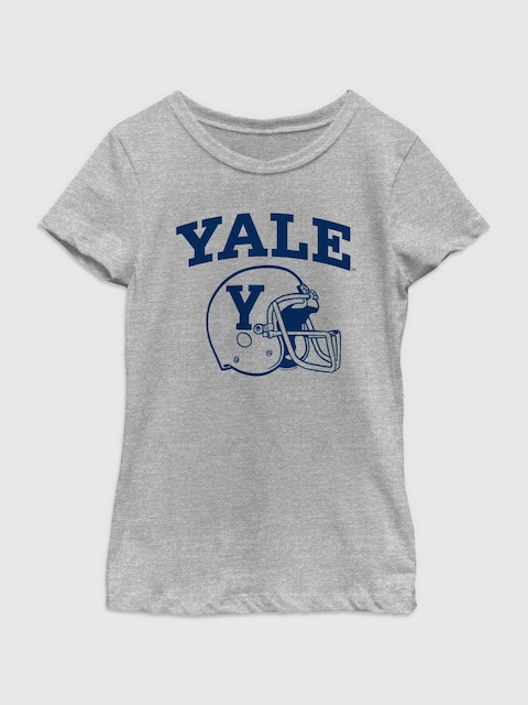 Yale University Helmet Graphic T-Shirt for Girls
