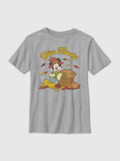 Mickey Classic Thankful Graphic T-Shirt for Kids