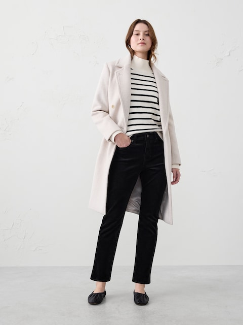 Slim High-Rise Corduroy Pant