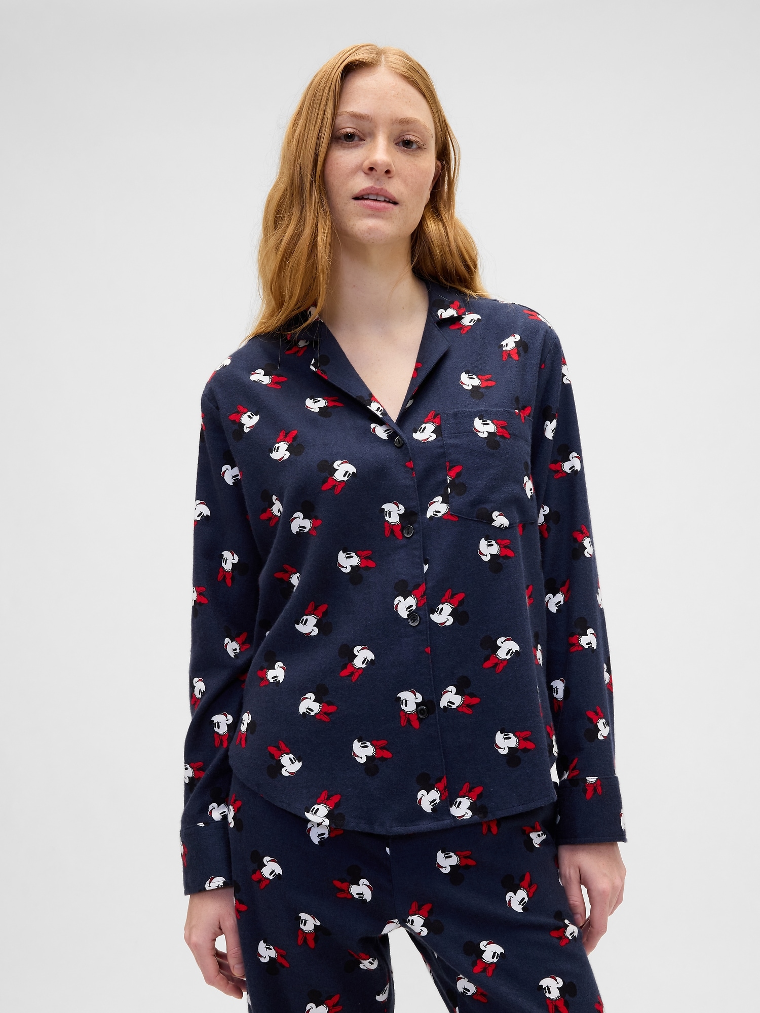 Gap × Disney Relaxed Flannel PJ Shirt