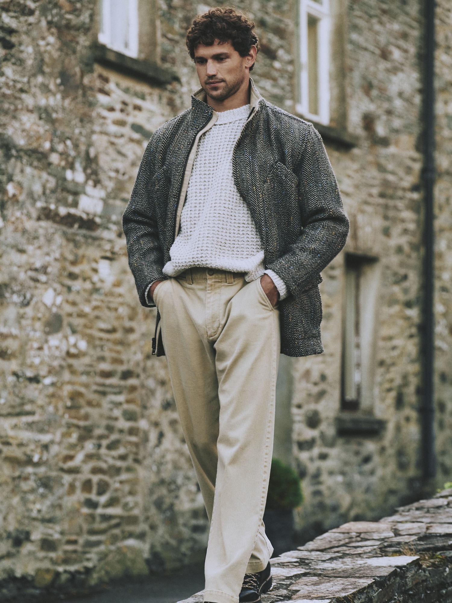 ストレート ブラッシュド イタリアン チノ-4 ストレート ブラッシュド イタリアン チノ-4