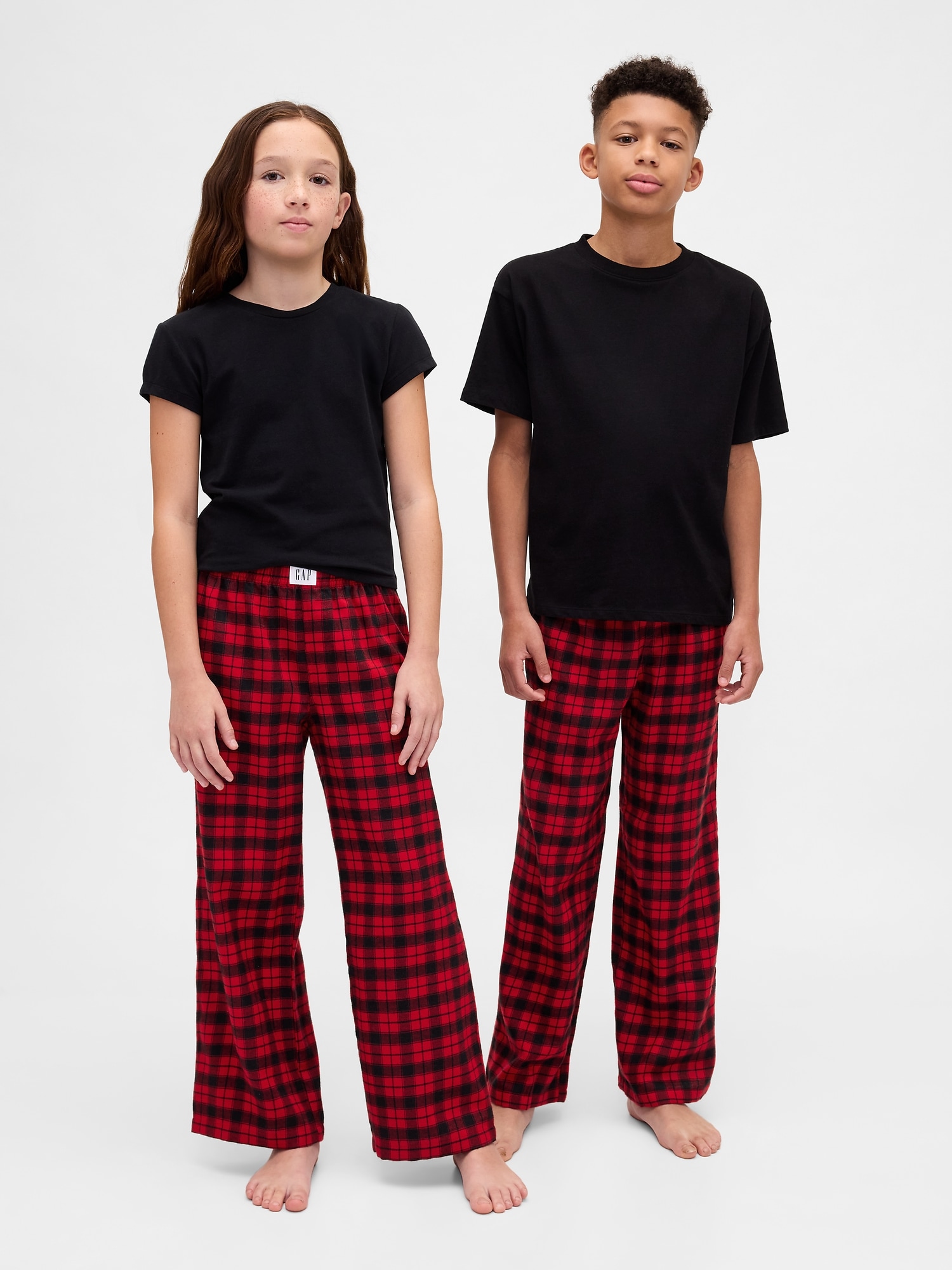 Kids Recycled Flannel PJ Pants