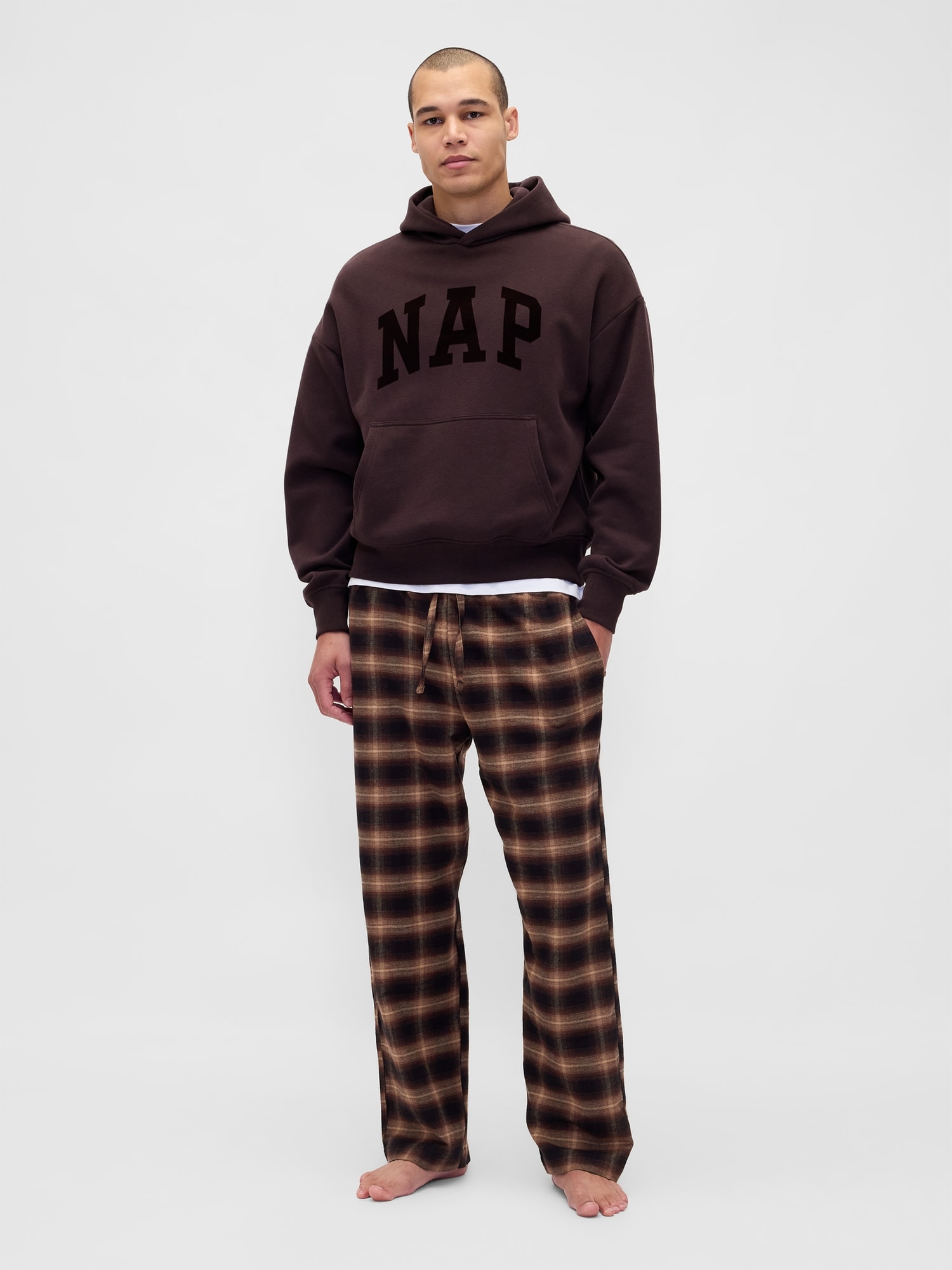 スーパーソフト フランネル パジャマパンツ (ユニセックス)-3